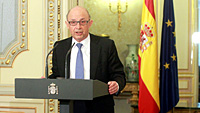 Cristóbal Montoro. Ministro Hacienda