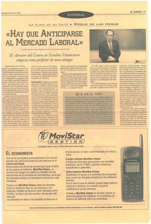 1997 - La Vanguardia - 40 Aniversario CEF