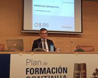 El profesor del CEF.-, Fernando Rodríguez Alonso, en la sede del Consejo General de la Abogacía.