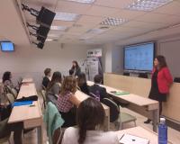 Las profesionales de Grant Thornton durante su presentación en las instalaciones del CEF.- en Madrid.